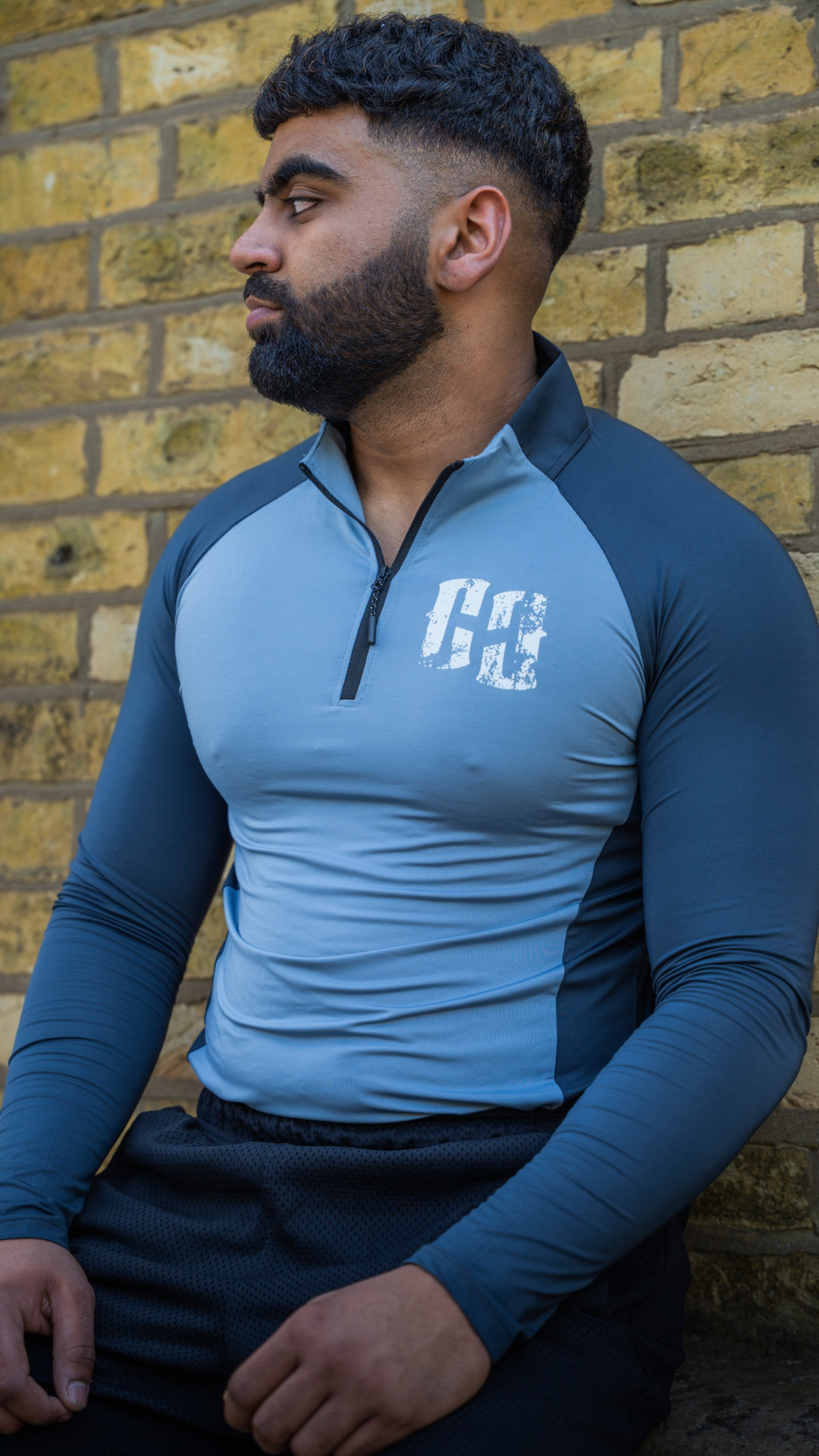 High-Quality Base Layer with Zip